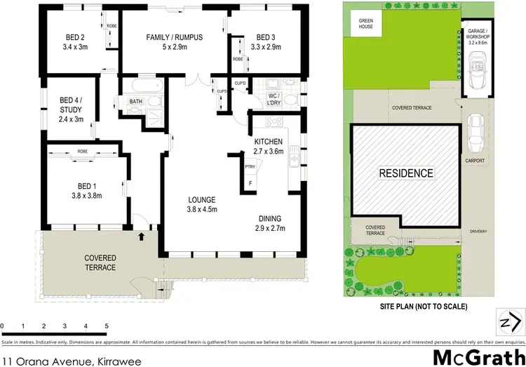 Floorplan of Homely house listing, 11 Orana Avenue, Kirrawee NSW 2232