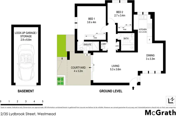 Floorplan of Homely apartment listing, 2/35 Lydbrook Street, Westmead NSW 2145