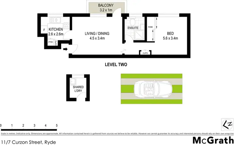 Floorplan of Homely apartment listing, 11/7 Curzon Street, Ryde NSW 2112