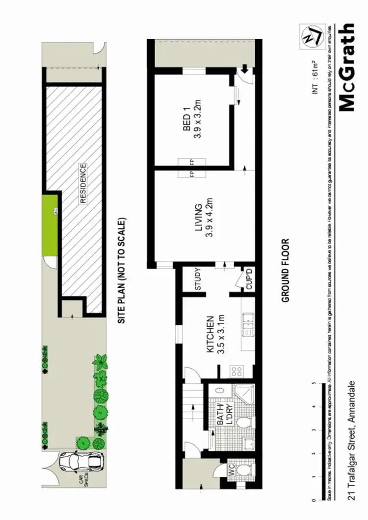 Floorplan of Homely house listing, 21 Trafalgar Street, Annandale NSW 2038