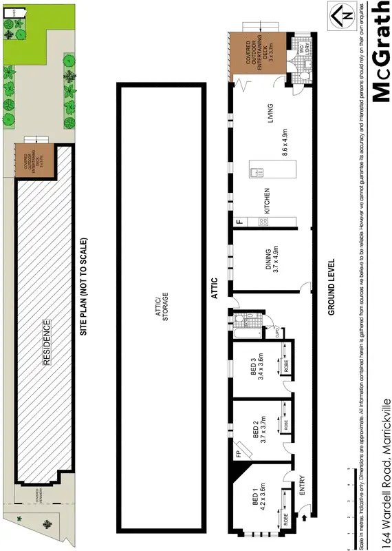 Floorplan of Homely house listing, 164 Wardell Road, Marrickville NSW 2204