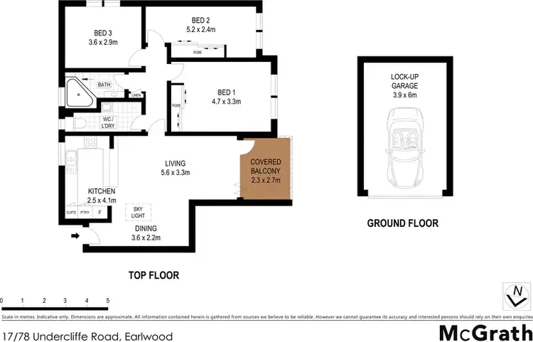 Floorplan of Homely apartment listing, 17/78 Undercliffe Road, Earlwood NSW 2206