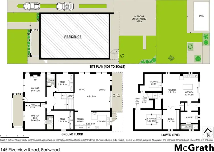 Floorplan of Homely house listing, 145 Riverview Road, Earlwood NSW 2206