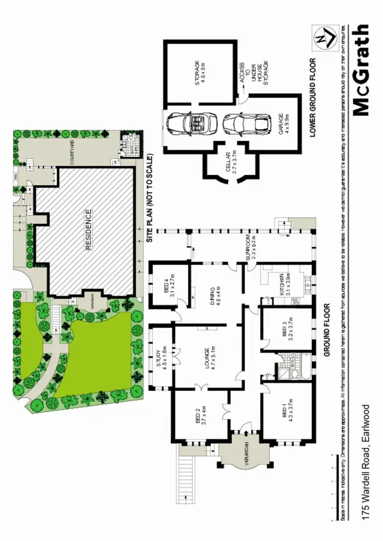 Floorplan of Homely house listing, 175 Wardell Road, Earlwood NSW 2206