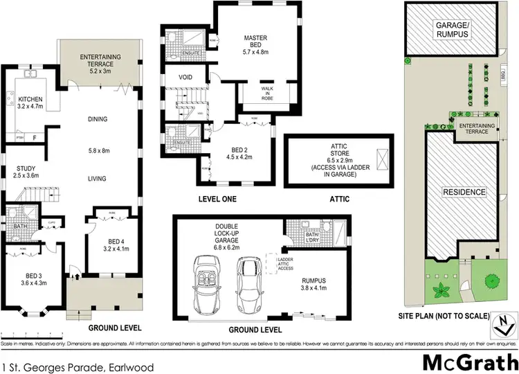 Floorplan of Homely house listing, 1 St Georges Parade, Earlwood NSW 2206