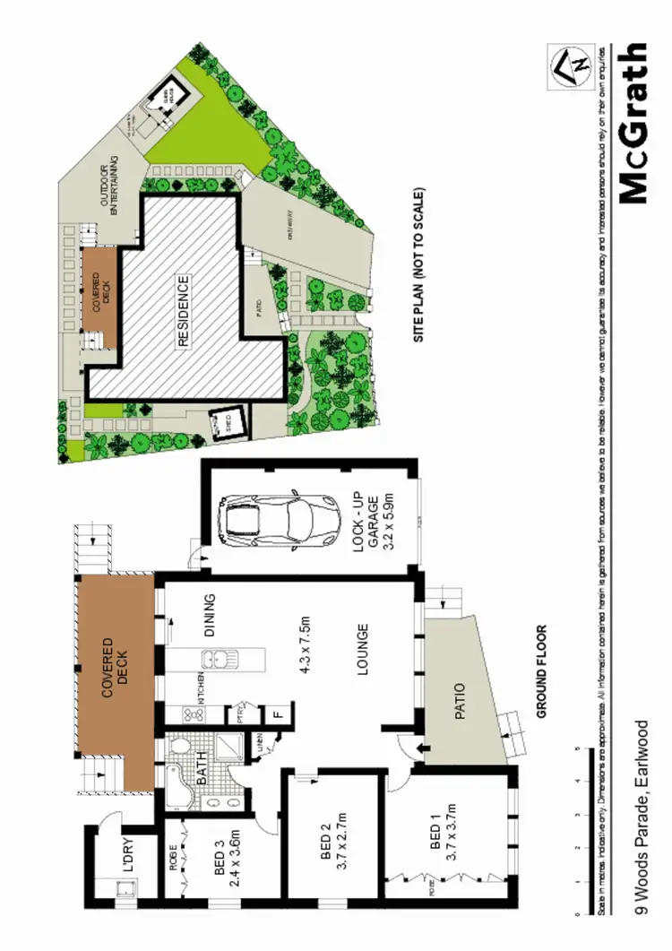 Floorplan of Homely house listing, 9 Woods Parade, Earlwood NSW 2206
