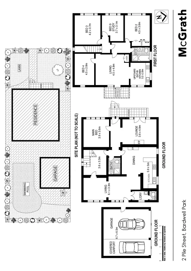 Floorplan of Homely house listing, 2 Pile Street North, Bardwell Park NSW 2207
