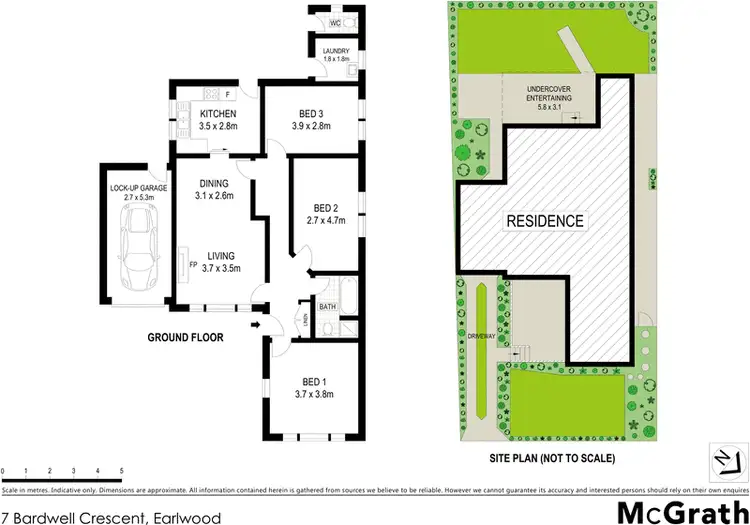 Floorplan of Homely house listing, 7 Bardwell Crescent, Earlwood NSW 2206