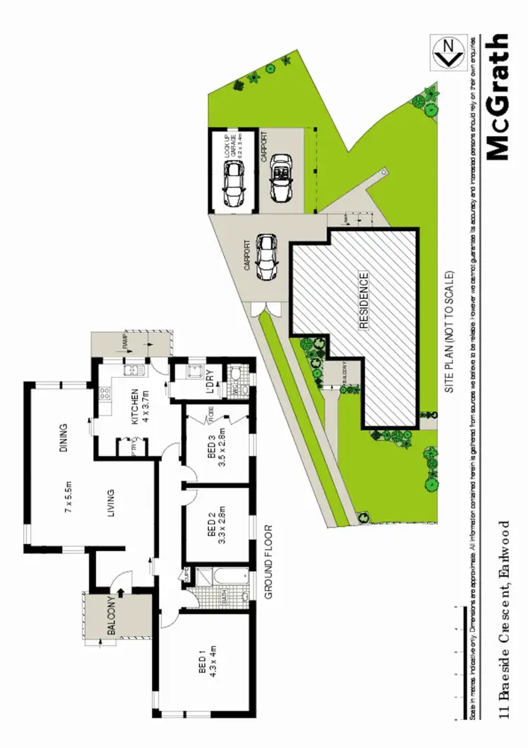 Floorplan of Homely house listing, 11 Braeside Crescent, Earlwood NSW 2206
