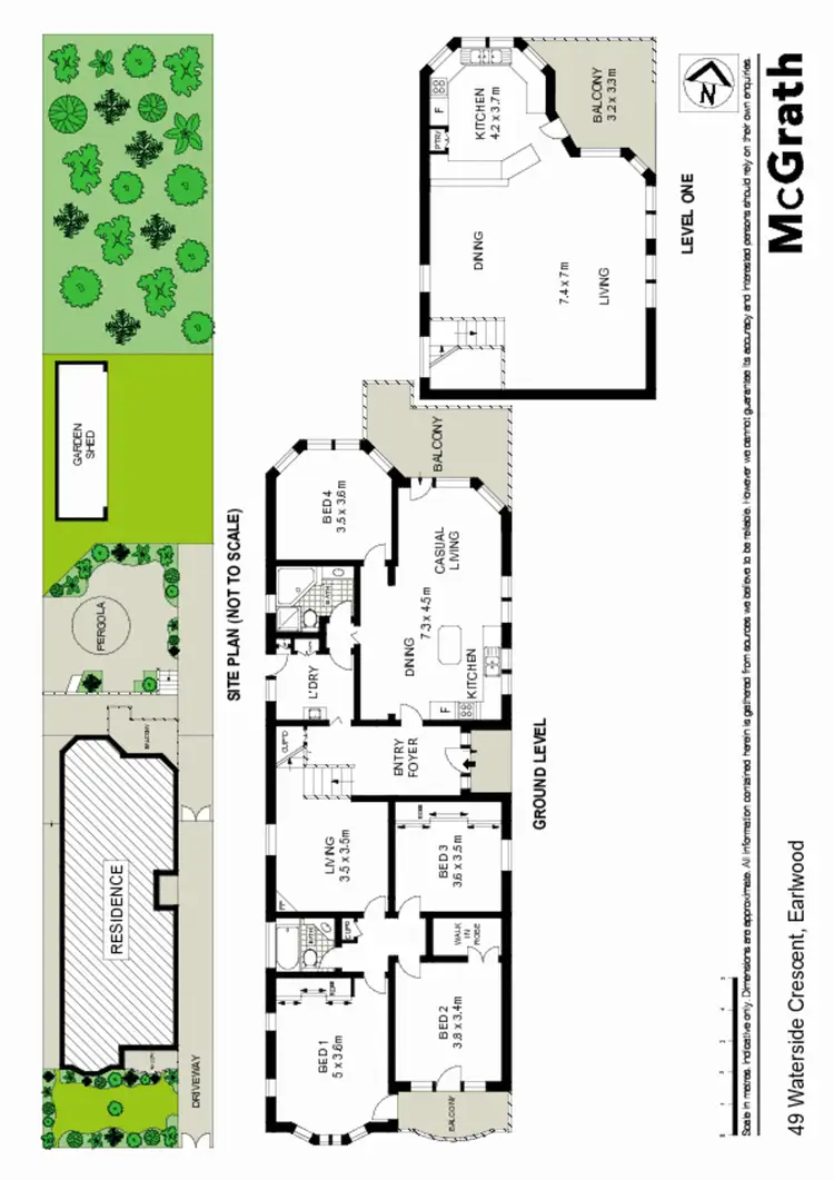 Floorplan of Homely house listing, 49 Waterside Crescent, Earlwood NSW 2206