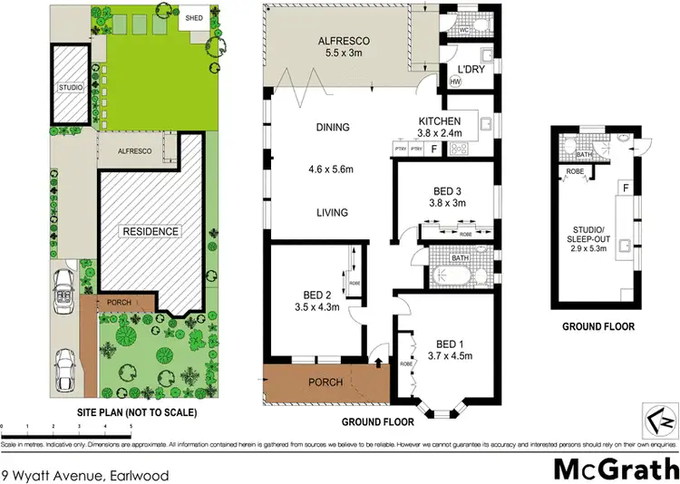 Floorplan of Homely house listing, 9 Wyatt Avenue, Earlwood NSW 2206