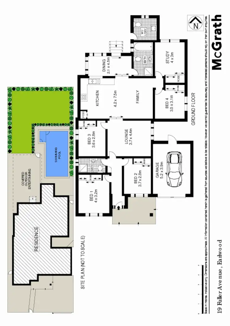 Floorplan of Homely house listing, 19 Fuller Avenue, Earlwood NSW 2206