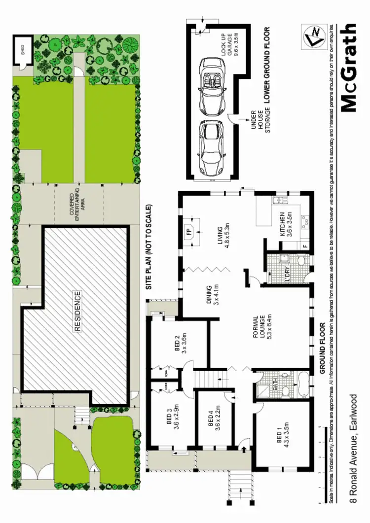 Floorplan of Homely house listing, 8 Ronald Avenue, Earlwood NSW 2206