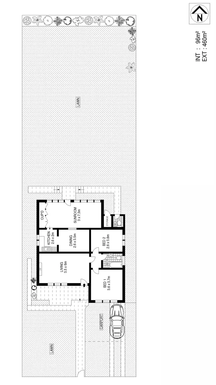 Floorplan of Homely house listing, 63 Flers Avenue, Earlwood NSW 2206