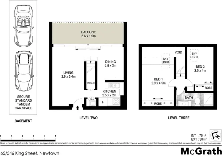 Floorplan of Homely apartment listing, 65/546 King Street, Newtown NSW 2042