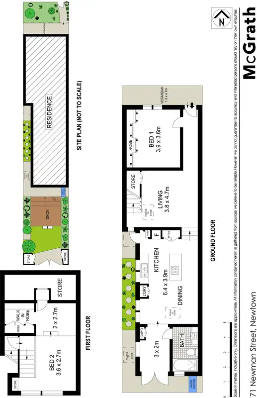 Floorplan of Homely house listing, 71 Newman Street, Newtown NSW 2042