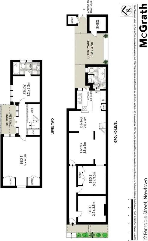 Floorplan of Homely house listing, 12 Ferndale Street, Newtown NSW 2042