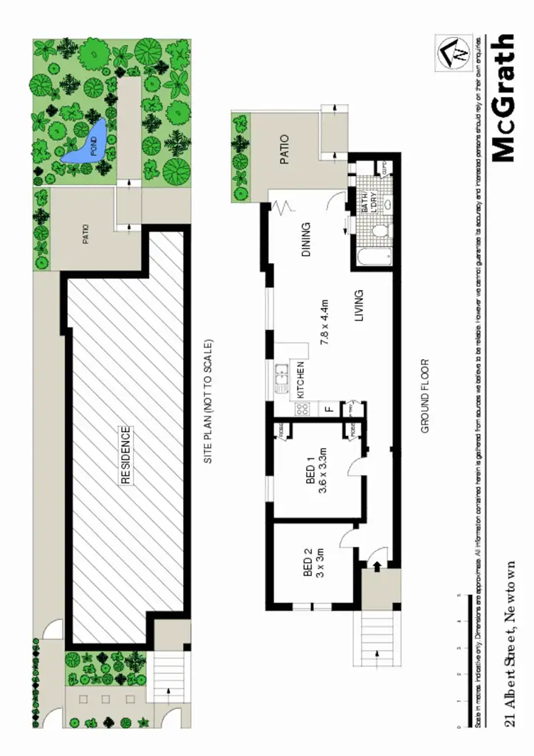 Floorplan of Homely house listing, 21 Albert Street, Newtown NSW 2042