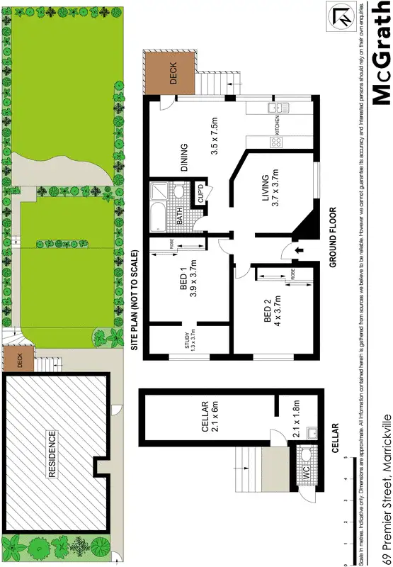 Floorplan of Homely house listing, 69 Premier Street, Marrickville NSW 2204