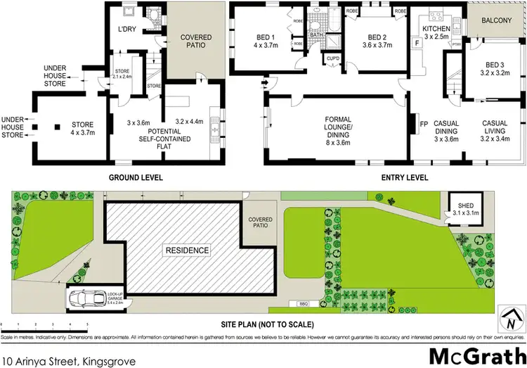 Floorplan of Homely house listing, 10 Arinya Street, Kingsgrove NSW 2208