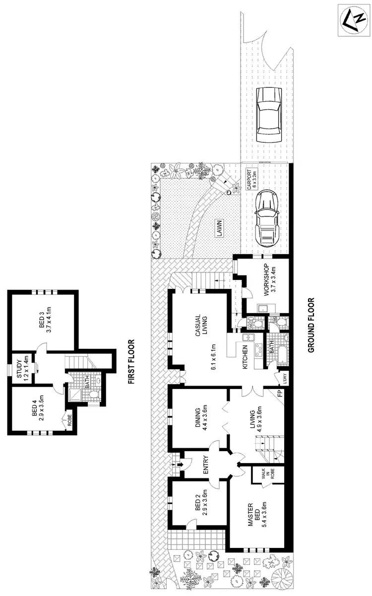 Floorplan of Homely house listing, 11 Mill Street, Hurlstone Park NSW 2193