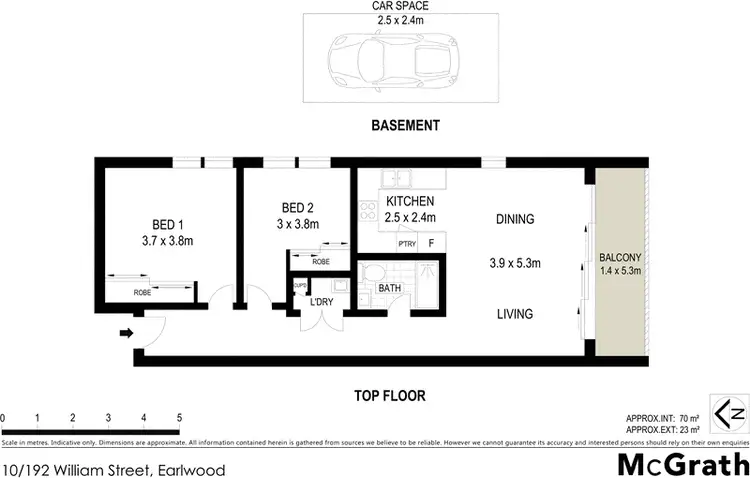 Floorplan of Homely apartment listing, 10/192 William Street, Earlwood NSW 2206