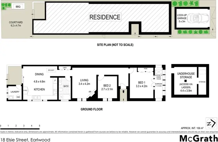 Floorplan of Homely house listing, 18 Elsie Street, Earlwood NSW 2206