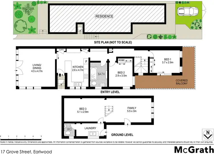 Floorplan of Homely house listing, 17 Grove Street, Earlwood NSW 2206