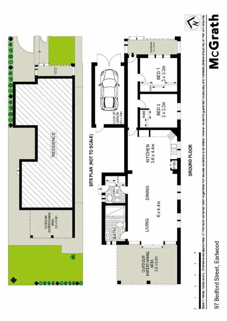 Floorplan of Homely house listing, 97 Bedford Street, Earlwood NSW 2206