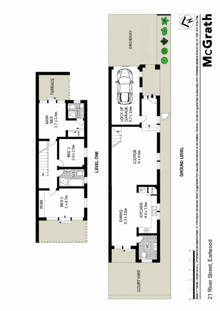Floorplan of Homely house listing, 21 River Street, Earlwood NSW 2206