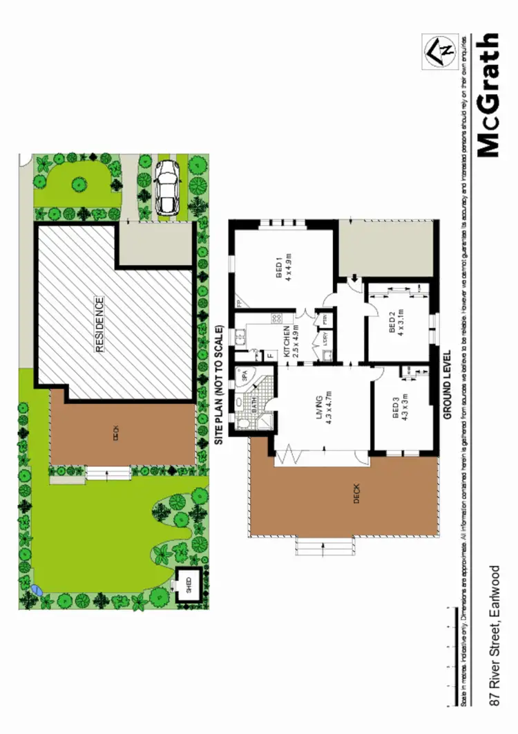 Floorplan of Homely house listing, 87 River Street, Earlwood NSW 2206
