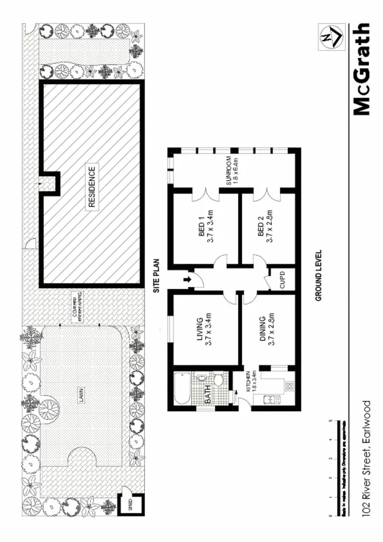 Floorplan of Homely house listing, 102 River Street, Earlwood NSW 2206