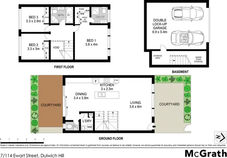 Floorplan of Homely townhouse listing, 7/114 Ewart Street, Dulwich Hill NSW 2203
