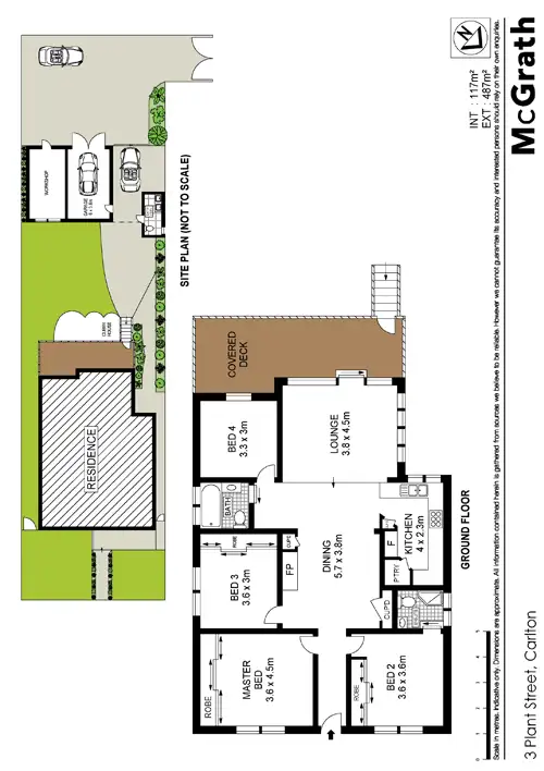 Floorplan of Homely house listing, 3 Plant Street, Carlton NSW 2218