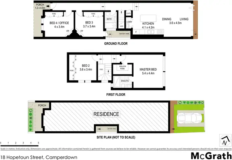 Floorplan of Homely house listing, 18 Hopetoun Street, Camperdown NSW 2050