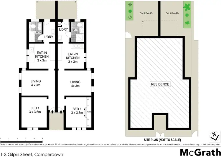 Floorplan of Homely house listing, 1-3 Gilpin Street, Camperdown NSW 2050