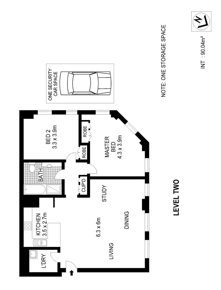 Floorplan of Homely apartment listing, 24/2 Northwood Street, Camperdown NSW 2050