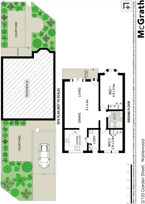 Floorplan of Homely villa listing, 2/153 Garden Street, Warriewood NSW 2102