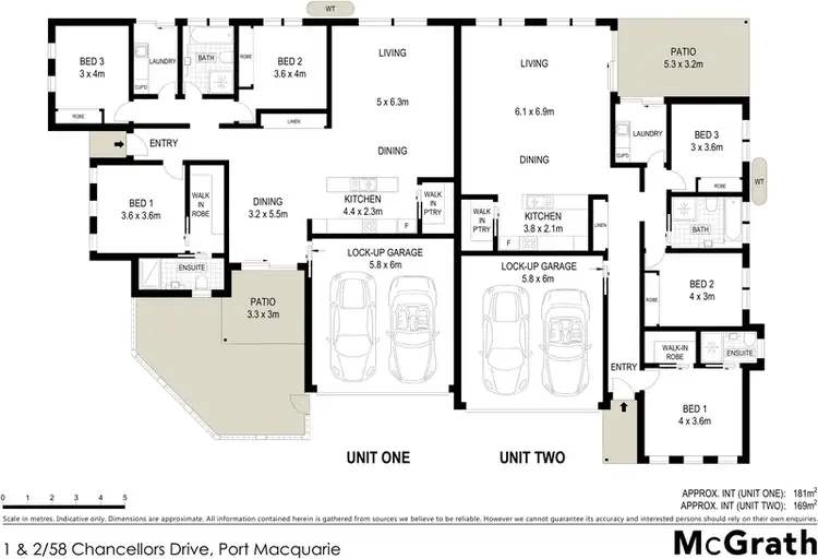 Floorplan of Homely villa listing, 2/58 Chancellors Drive, Port Macquarie NSW 2444