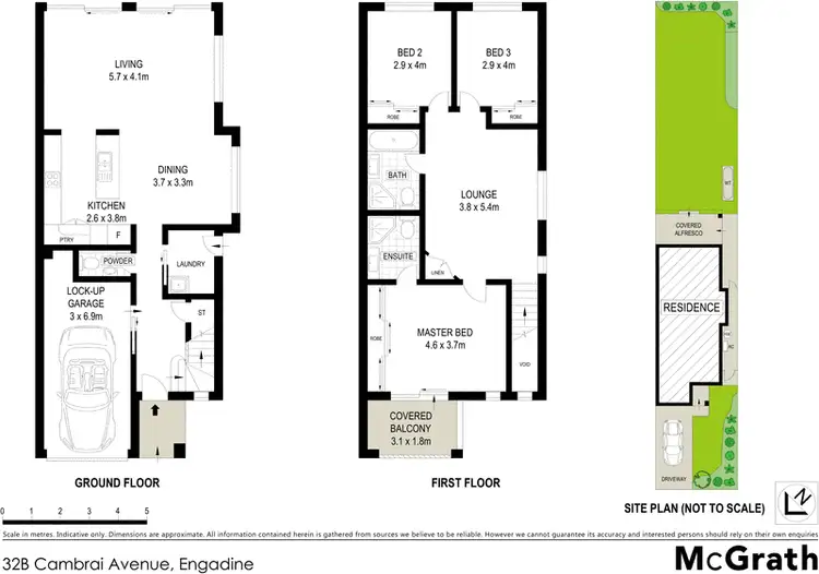 Floorplan of Homely house listing, 32B Cambrai Avenue, Engadine NSW 2233