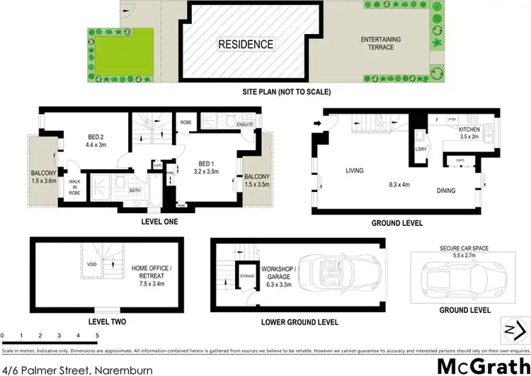 Floorplan of Homely apartment listing, 4/6 Palmer Street, Naremburn NSW 2065