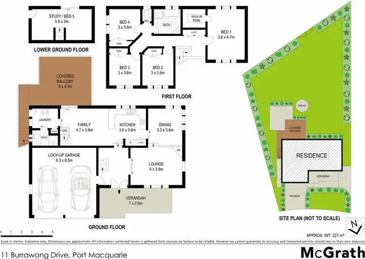 Floorplan of Homely house listing, 11 Burrawong Drive, Port Macquarie NSW 2444