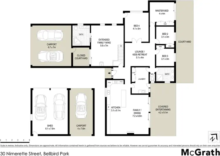Floorplan of Homely house listing, 30 Nimerette Street, Bellbird Park QLD 4300