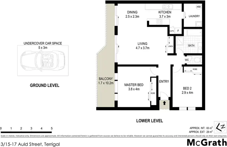 Floorplan of Homely apartment listing, 3/15-17 Auld Street, Terrigal NSW 2260