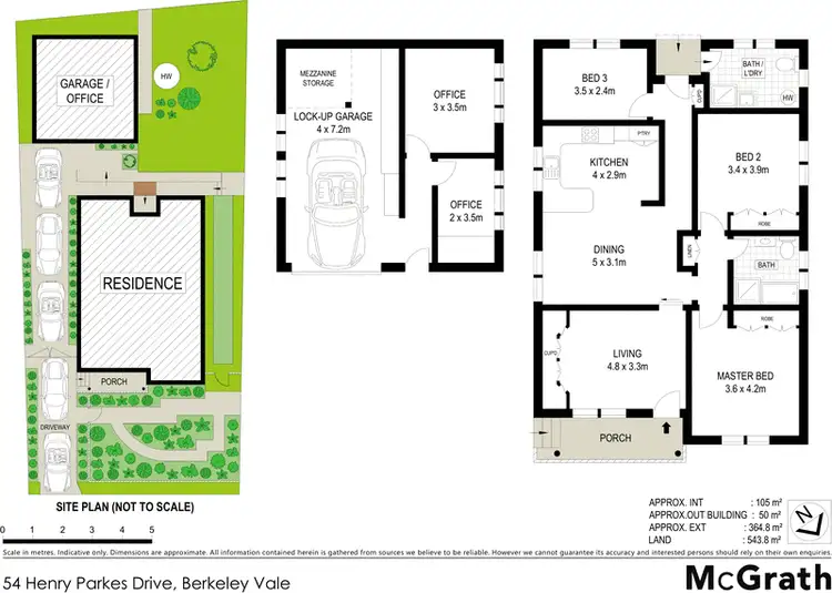 Floorplan of Homely house listing, 54 Henry Parkes Drive, Berkeley Vale NSW 2261