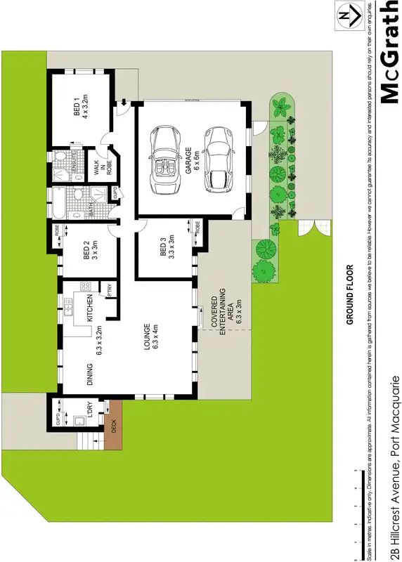 Floorplan of Homely villa listing, 2B Hillcrest Avenue, Port Macquarie NSW 2444