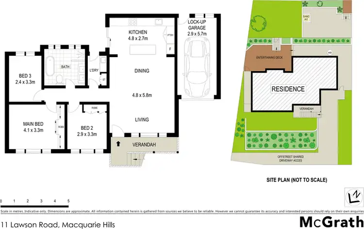Floorplan of Homely house listing, 11 Lawson Road, Macquarie Hills NSW 2285