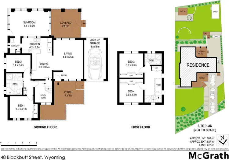 Floorplan of Homely house listing, 48 Blackbutt Street, Wyoming NSW 2250