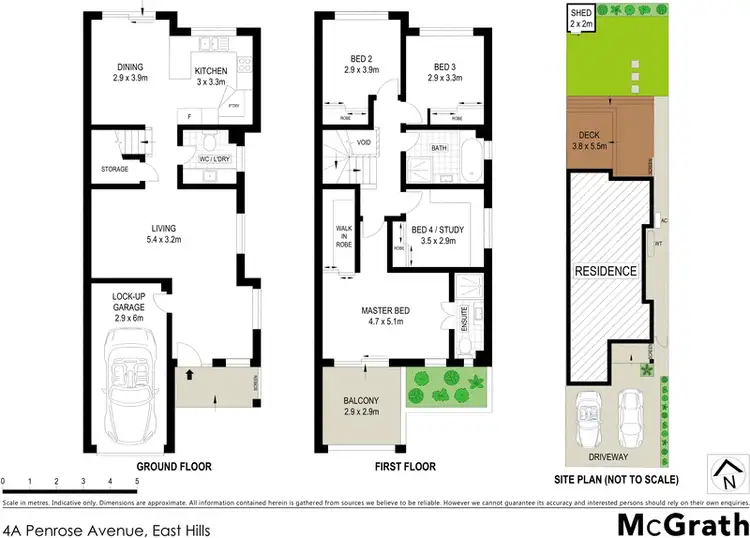 Floorplan of Homely house listing, 4A Penrose Avenue, East Hills NSW 2213