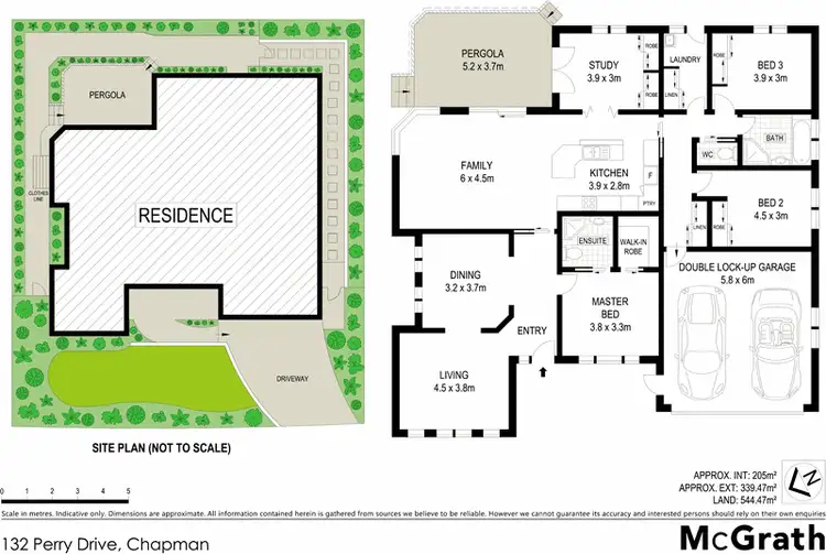 Floorplan of Homely house listing, 132 Perry Drive, Chapman ACT 2611